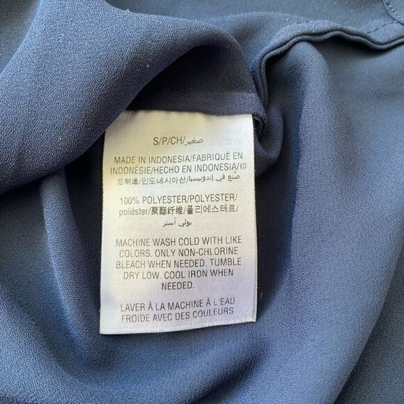 Charter Club Split Neck Blouse - Size Small - Picture 4 of 9